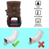 Mouse Statues Gutter Extension Outdoor Decor, Animal Downspout Drain Diverter,