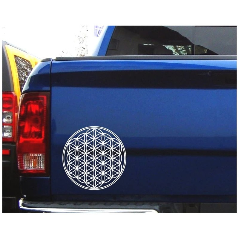 Samunshi® Sticker Flower of Life Window Sticker in 8 Sizes