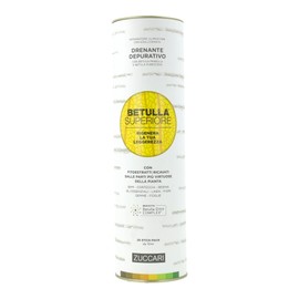Zuccari Betulla Superiore, 25 Stick-Pack da 10ml, Integratore Alimentare con Estratti Completi di Betulla, Supporto per Depurazione, Drenaggio e Funzionalità delle Vie Urinarie