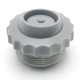 Swimables Spring Loaded Check Valve for Pools and Spas | Designed For the Return Line on Spas | 1.5 Inch MIP | Easy Thread Design and 316 Stainless Steel Spring (Light Gray)