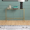 Henley 42'' Wide Rectangular Console Table with Glass Top in