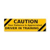 CafePress CAUTION: Driver in Training 10" x 3" Rectangular Car