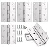 Pack of 4 Hinges Foldable 100 mm x 70 mm,
