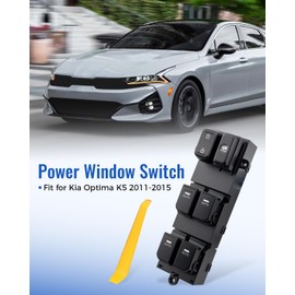Driver Side Power Window Switch Fit for Kia Optima K5 2011 2012 2013 2014 2015, Replace 93570-2T520 935702T520