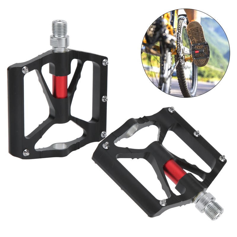 2pcs Mountain Bike Pedals NonSlip Aluminum Alloy Lightweight Bicycle Flat