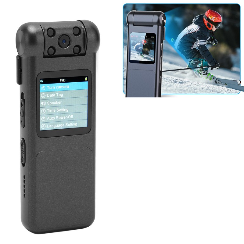 Video Recorder Multifunctional 1080P HD Noise Reduction Motion Detection Small
