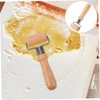 Ipetboom Wooden Rolling Pin Ergonomic Pastry Roller for Baking Smooth