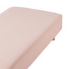 MUJI Washed Fitted Sheet S Pink 84232893