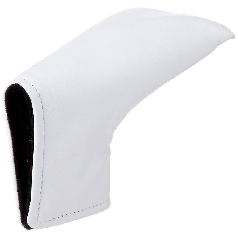 VESSEL HC23118 Blade 320-60 Golf Putter Cover G/LEATHER PC, white
