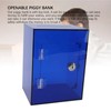 Clear Acrylic Piggy Bank for Adults Kids Openable Large Sturdy