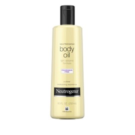 Neutrogena Body Oil Light Sesame Formula, 8.5 fl oz, Fragrance Free Radiant Glow Moisturizer for Dry Skin and Massage Oil with Sesame Oil, Bath & Shower Oil For Smooth and Hydrated Skin