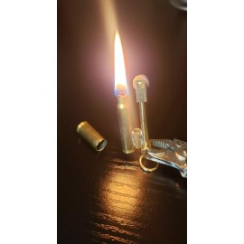 Black Crow WW1 WW2 STYLE BULLET TRENCH LIGHTER Lighter Fluid Saves Fuel Vintage Retro USA