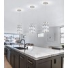 dolria Modern Crystal Chandelier Mini Chandelier Pendant Lighting for Kitchen