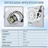 EAGLEGGO C350BN Replacement Motor/Wheel for Bathroom Fan Motor (696N A