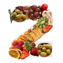 Caja de mesa de cumpleaños con número rellenable de 10 pulgadas, para decoración de cumpleaños (blanco, número 2)
