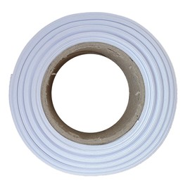 ME:NaMa Polyester (Satin) Bias Binding - 10m x 20mm (folded) - High Quality Binding Tape Satin Ribbon Bias Binding - Ideal for DIY Sewing - Made in Belgium on a Roll (White)