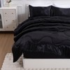 A Nice Night 5PCS Satin Silky Soft Quilt Luxury Super