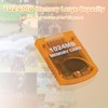 Tolesum Memory Card 1024MB(16344 Blocks) 8 Data Areas for Gamecube