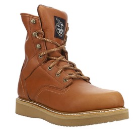 Georgia Boot Men's 8" Wedge Work Boot, Barracuda Gold, Size 11(M)