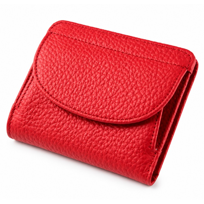 Women's Genuine Cowhide Leather Mini Wallet with RFID Protection –