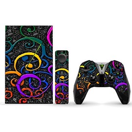 MightySkins Skin Compatible with NVIDIA Shield TV (2017) Pro - Color Swirls | Protective, Durable, and Unique Vinyl Decal wrap Cover | Easy to Apply, Remove, and Change Styles | Made in The USA
