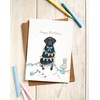 Black Labrador Birthday Card - 'Happy Birthday!' - Female Birthday