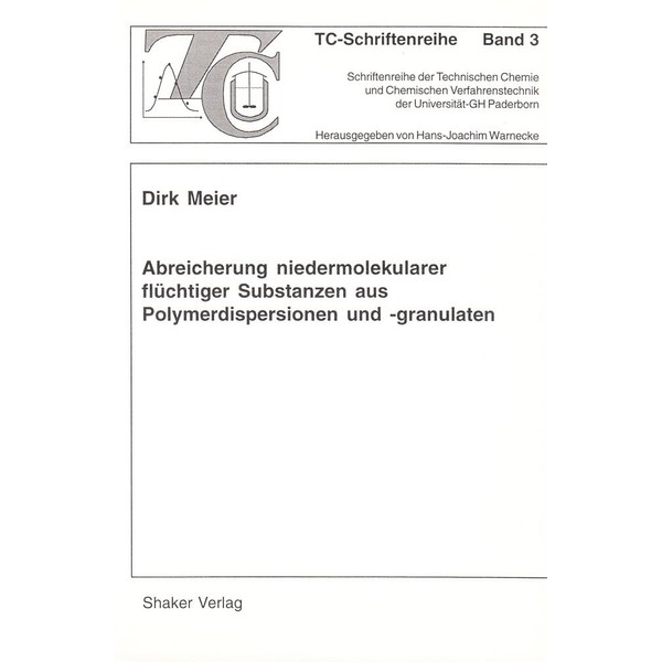 Abreicherung niedermolekularer flüchtiger Substanzen aus Polymerdispersionen und -granulaten