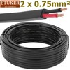 ETUKER 2 Pin Trailer Cable 20M 2x0.75mm² Trailer Cable 2Core