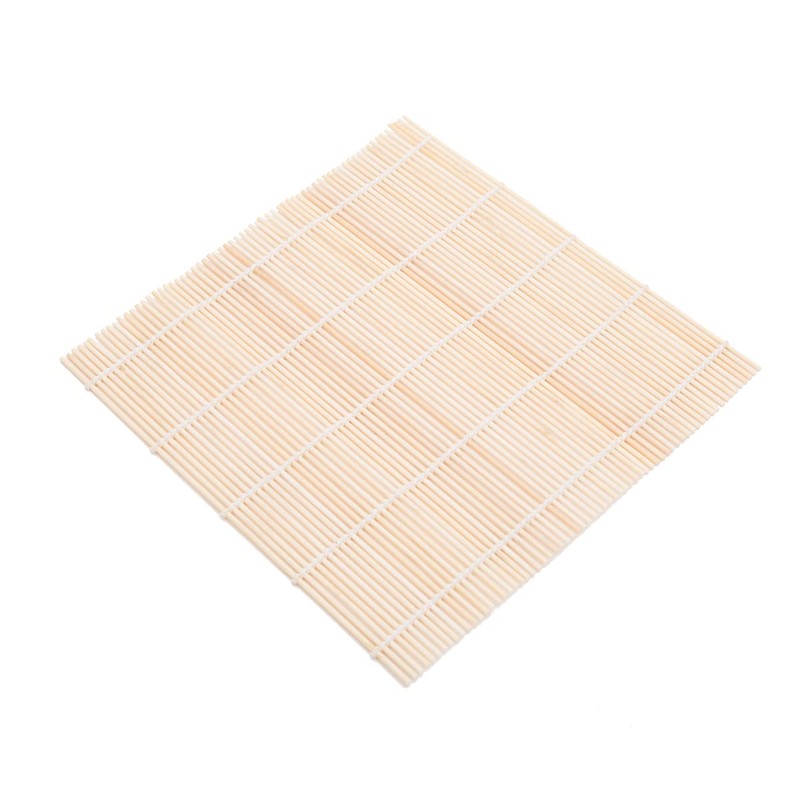 THY COLLECTIBLES Sushi Making Rolling Mat Natural Bamboo 9.5" x