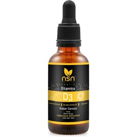 Vitamina D3 en Gotas Sublingual Más Absorción Gotas Concentradas Sabor Cereza