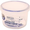 Iwasaki Industries B-2272KN Antibacterial Food Storage Container, Quick Open/Close, Screw