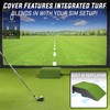 GoSports Golf Simulator Projector Cover with Turf - Floor Mounted