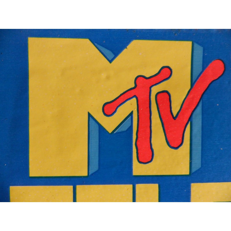 I WANT MY MTV 40-YEAR-OLD ANNIVERSARY BUMPER STICKER WITH MINI