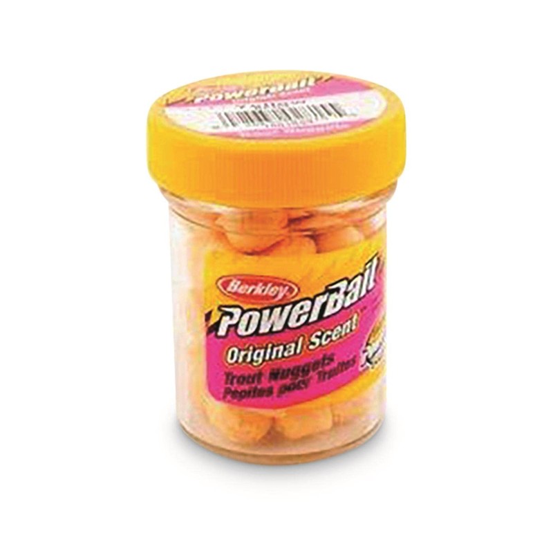 Berkley, PowerBait Power Nuggets Dough Bait, Fluorescent Orange, 1.1-Ounce