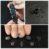 HAOMEJA Mini DND Dice Metal 7pcs Set Tiny Small Polyhedral
