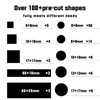 Light Blocking Stickers,Blackout Stickers for Electronics, Dimming 100% of LED