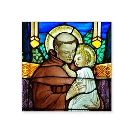 CafePress St Anthony Square Sticker 3 X 3 Square Bumper Sticker Car Decal