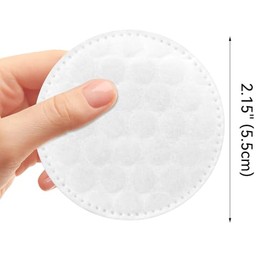 Rondas de algodón prémium para la cara (500 unidades) | Almohadillas removedoras de maquillaje, 100% algodón puro, sin productos químicos, para pieles