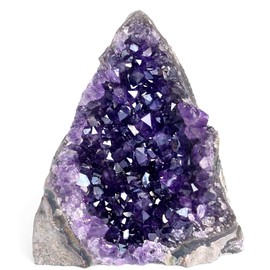 Deep Purple Project Amethyst Druse Stone Real (250 g to 500), Amethyst Geode Large, Crystal Druzy from Uruguay