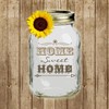 CafePress Home Sweet Home Rustic Mason Jar Unique Decorative 10"