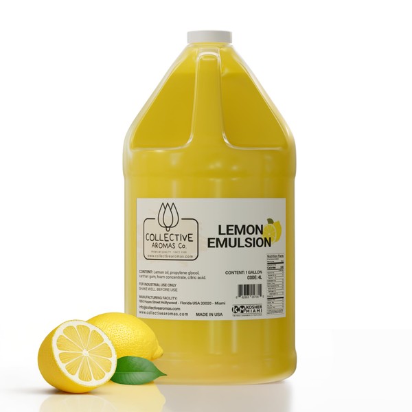 Lemon Extract for Baking - Natural Lemon Flavoring Emulsion for