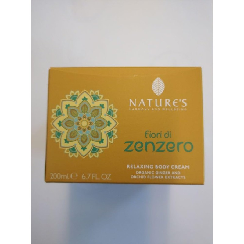 Nature's Fiori Di Zenzero Body Cream 200 ml
