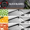 VEKAYA Mandoline Slicer, Mandoline Slicer for Kitchen, Adjustable Mandolin, Stainless