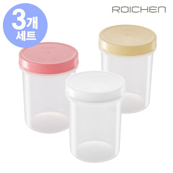 Roichen [set of 3] Yogurt fermentation portioning container, Roichen fermentation