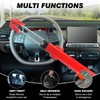 Car Steering Wheel Lock Anti-Theft Device,Red Car Steering Wheel Lock