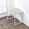 Lutown-Teen Small Folding Desk 32 inch, No Assembly Required Small