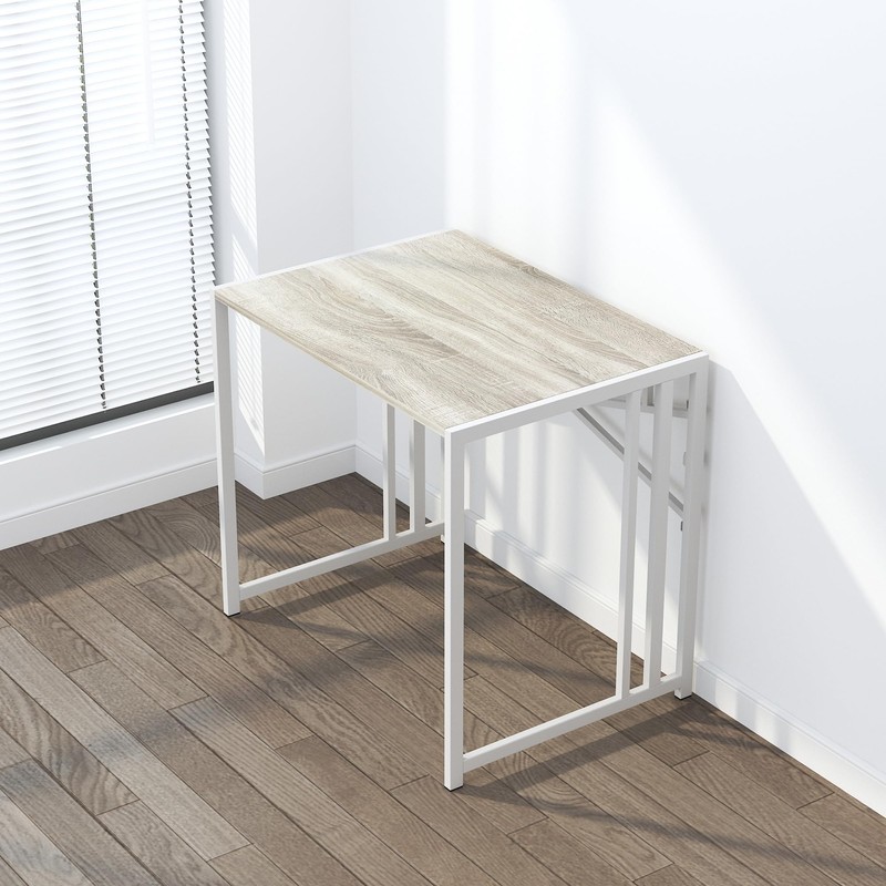 Lutown-Teen Small Folding Desk 32 inch, No Assembly Required Small