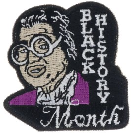Black History Month  2 Inch Embroidered Patch AVA0420 F4D2Z