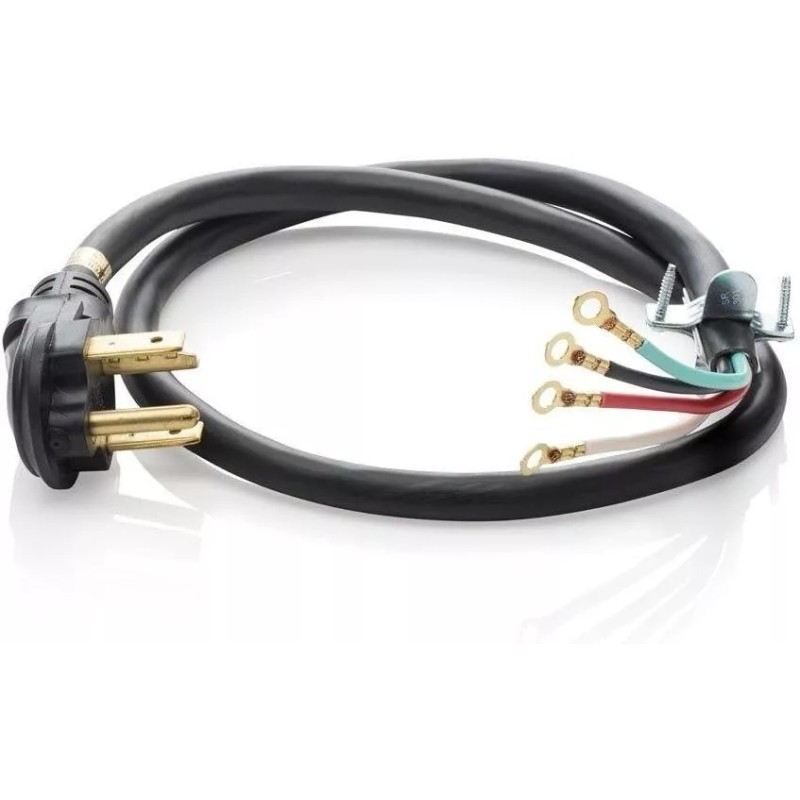 HDX 6 ft. 10/4 30 Amp 4-Prong Dryer Power Cord,