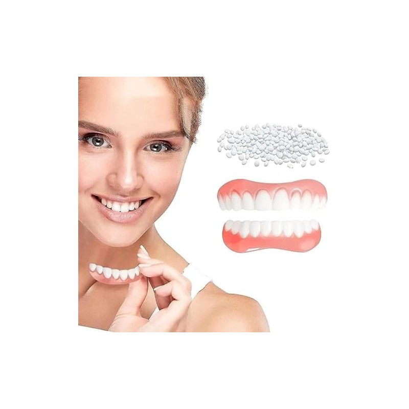 Oralhoe Kit de Rebase de Silicona para Prótesis Dentales, Suave
